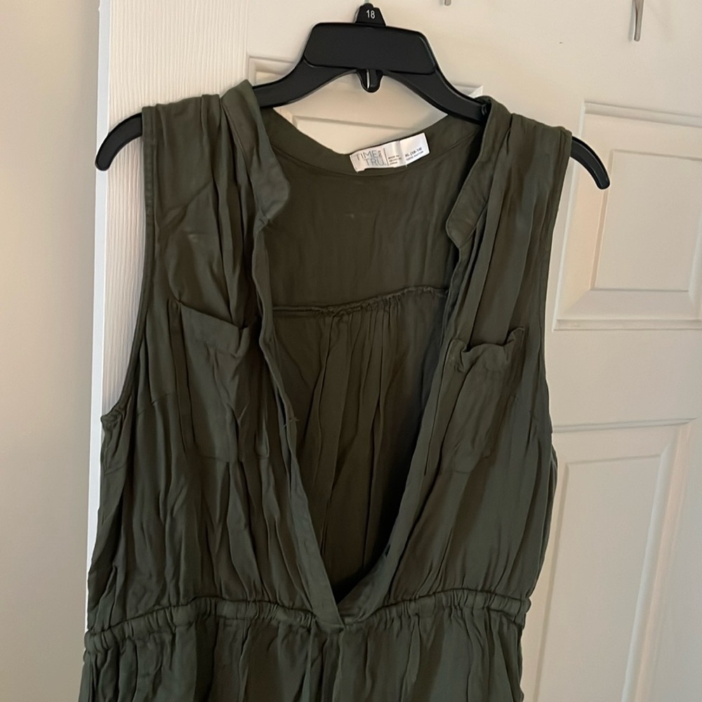 Ladies Romper in Green